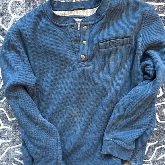 LL Bean Fleece-Lined Shirt Large - Picture 1 of 2